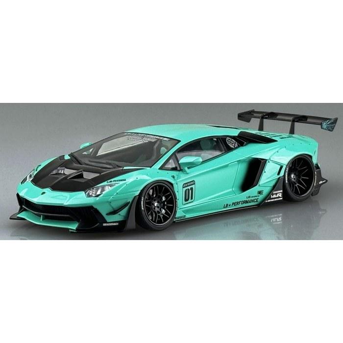 AOSHIMA 1/24 Серия Liberty Walk №. 21 фунт Работает Lamborghini Aventador Ограниченная серия Вер. 2 Пластиковый конструктор (Формованный цвет)
