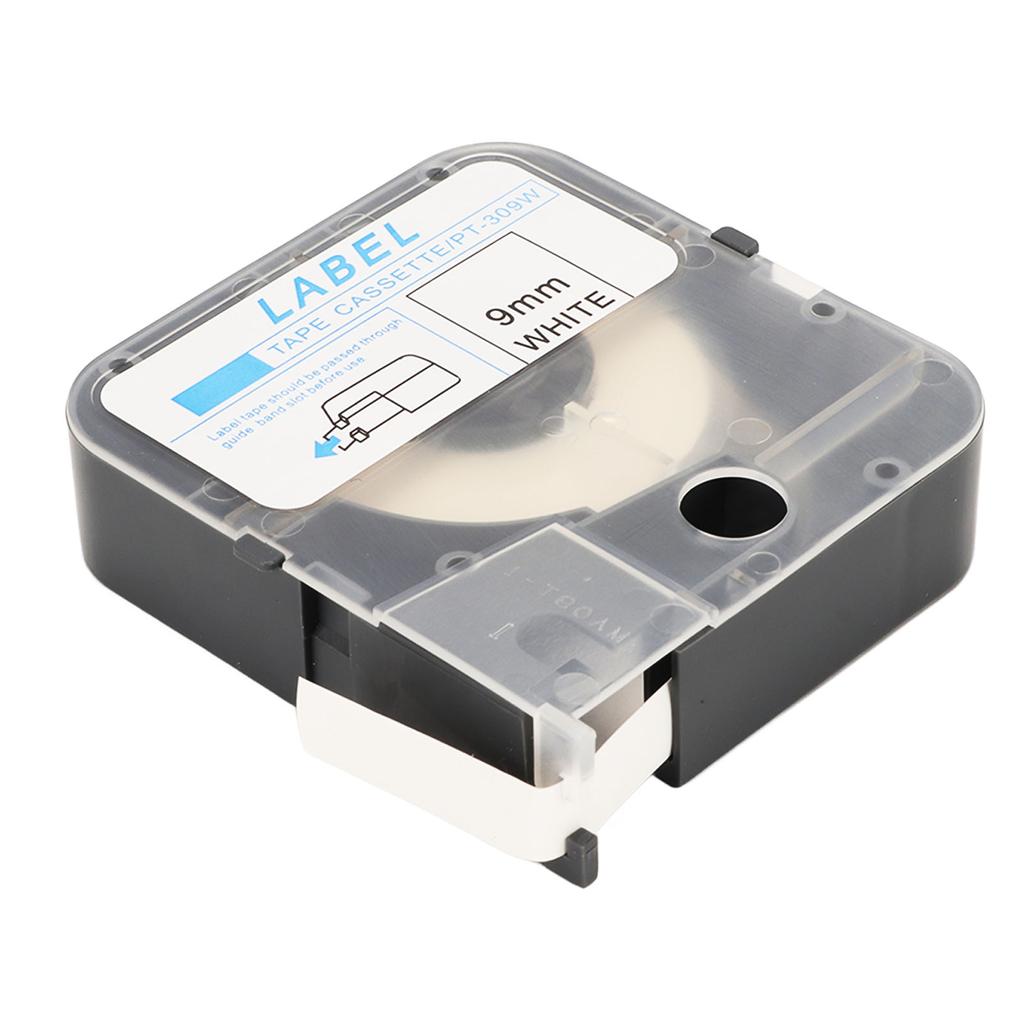 Label Maker Tape 9mm Wide 8m Length Self Adhesive Label Tape Refills for MAX LM380E LM390A LM370A LM