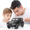 1:32-масштабная модель автомобиля Wrangler, игрушечный автомобиль из цинкового сплава со звуком и светом для детей, мальчиков и девочек