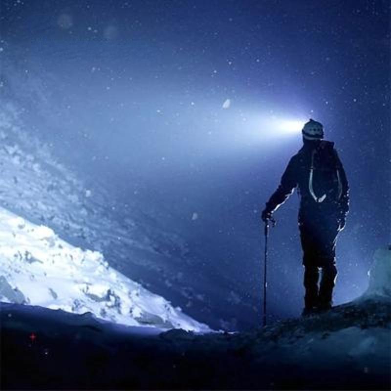 Светодиодный налобный фонарь KuaLool, сильный свет, супер яркий налобный фонарик, уличный перезаряжаемый фонарь для ночной рыбалки, 5 источников света
