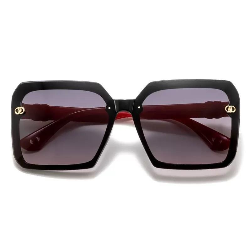 2025 High-End Women's Sunglasses: Large Frame, Square/Round Face, Anti-UV, Slimming Look