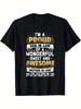 An Amusing Son-In-Law T-Shirt - Proud Son-In-Law with a Funny Family Saying, Black with Orange Text - Soft Everyday T-Sh