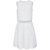 ONLY 2025 Summer Pleated A-line White Mini Dress