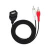 JUNSUNMAY 0.2m USB 2.0 Female to 2 RCA Male Video AV Converter Camcorder Audio Splitter Cable