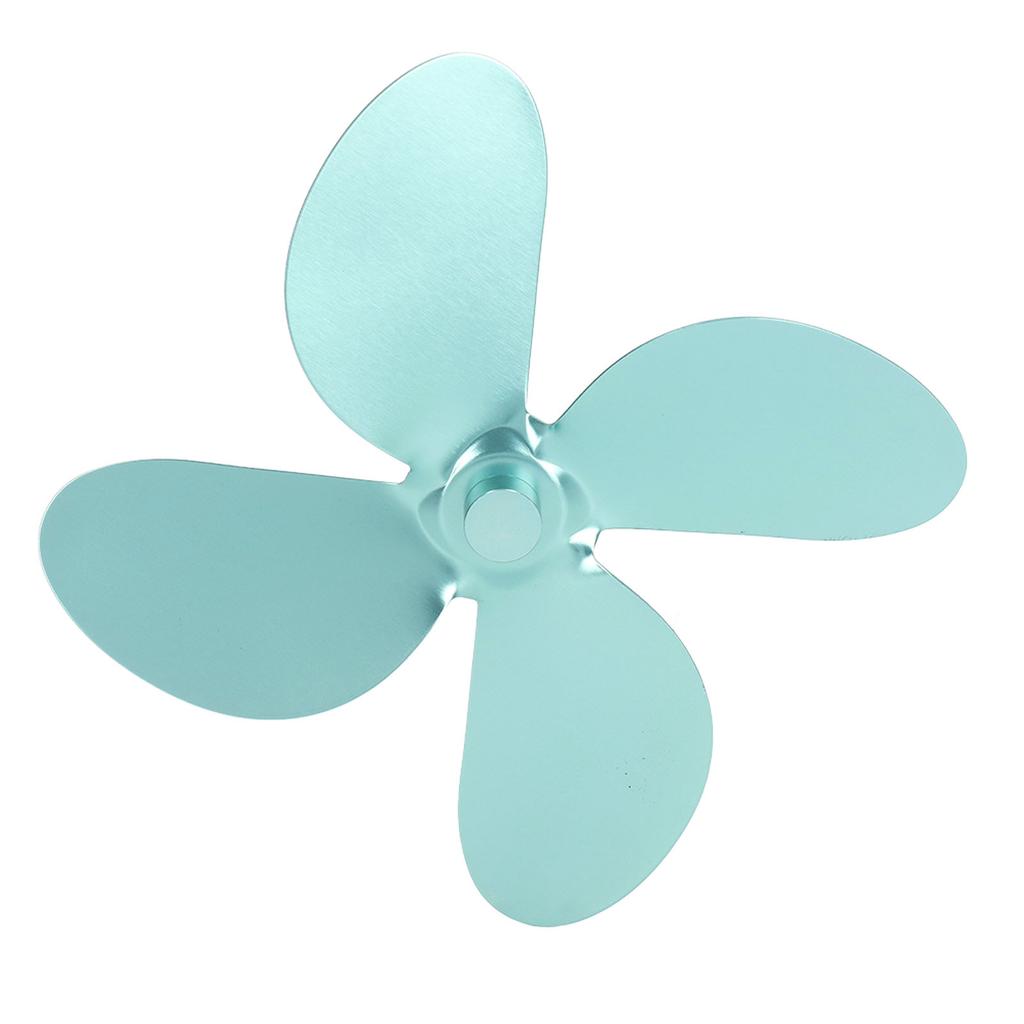 Лопасть вентилятора для камина 4 лопасти Алюминиевый сплав Рождественский стиль Аксессуары для дровяной печи