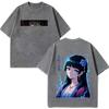 Anime The Apothecary Diaries Print Vintage Washed Tshirt Men Women Harajuku Tshirt Shortsleeved Casual Cotton Hiphop Tshirt