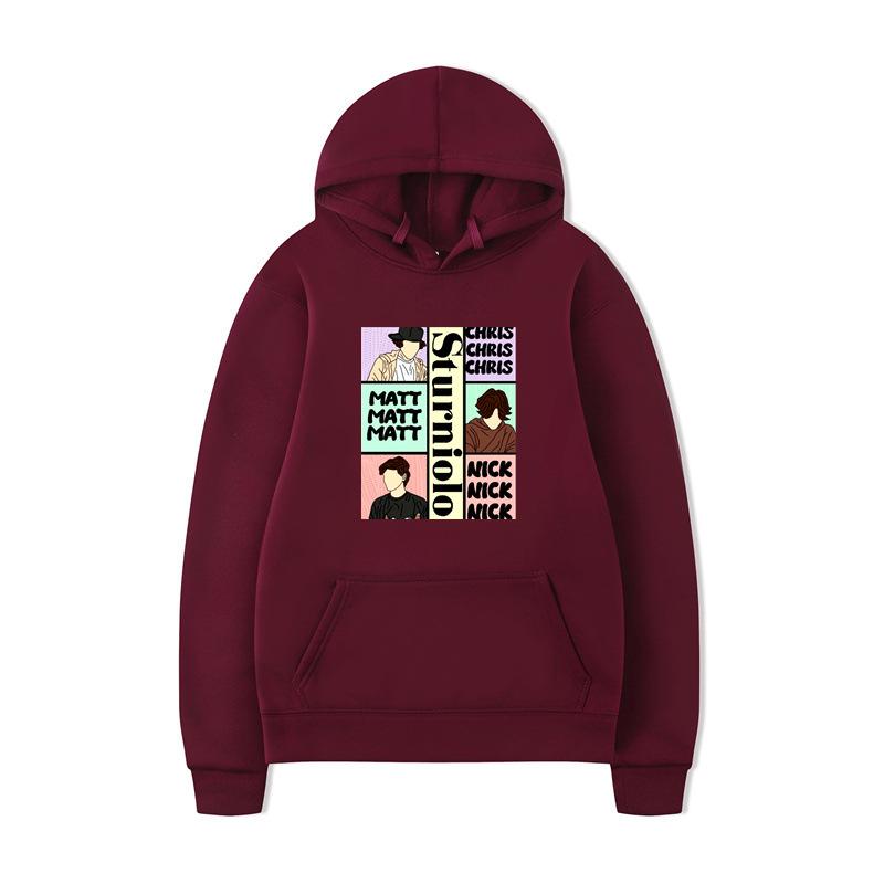 Толстовки Sturniolo Triplets для мужчин и женщин, креативный дизайн с принтом, брендовая одежда Y2K, винтажные пуловеры унисекс с длинным рукавом