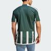 Adidas Манчестер Юнайтед 23/24 выездная полосатая футболка с коротким рукавом мужская Джерси темно-небесно-зеленый HR3675