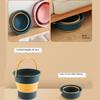 Collapsible Water Bucket Fishing Bucket Portable Carry Outdoor Wash Car Storage Bucket Home Large Capacity Thickened Hand-Carried Bucket