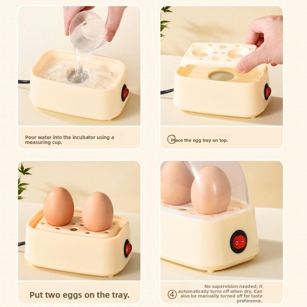 Auto-Off Electric Eggs Boiler Rapid Egg Heater Cooking Machine Egg Cooker Milk