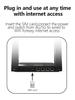 4G WiFi6 Wireless Router with Optional Battery, Foldable Antenna, 4 Network Ports, and Card Slot for Russia and Americas