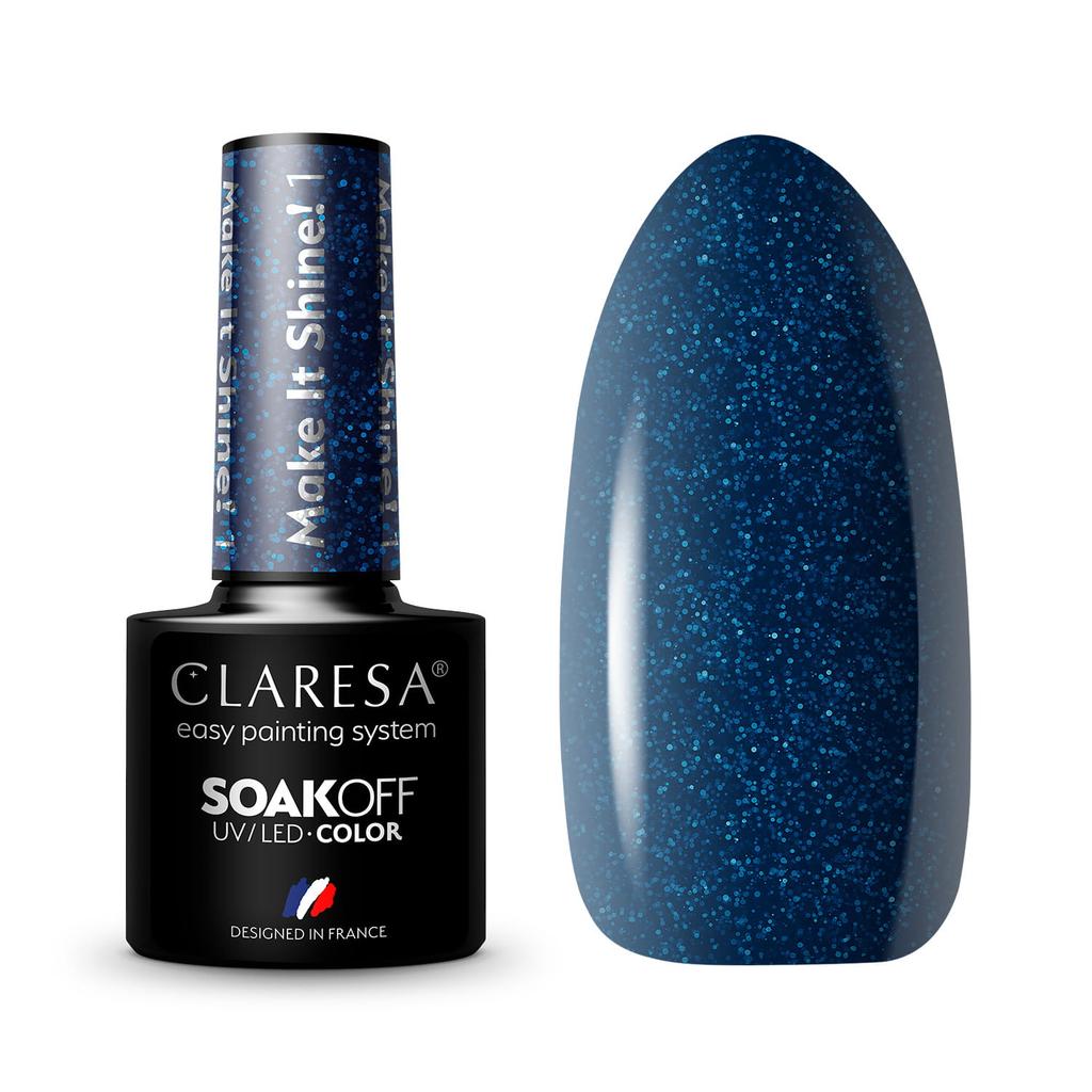 Claresa lakier hybrydowy make it shine! 1 5g