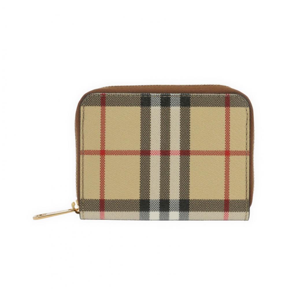Burberry Винтажный кошелек на молнии в клетку, маленький, 8109810 A9534