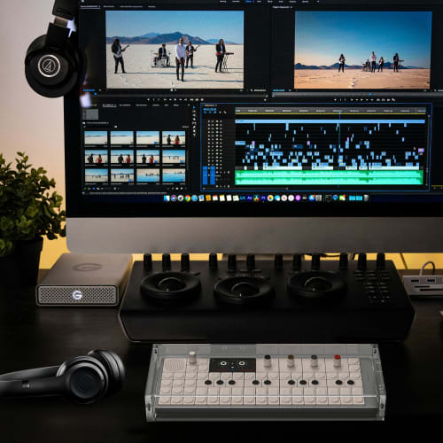 Geekria Synthesizer Clear Acrylic Case Protector with Magnetic Closure, Dust Cover Compatible with Teenage Engineering OP-1 Field/OP-1/OP-XY Portable