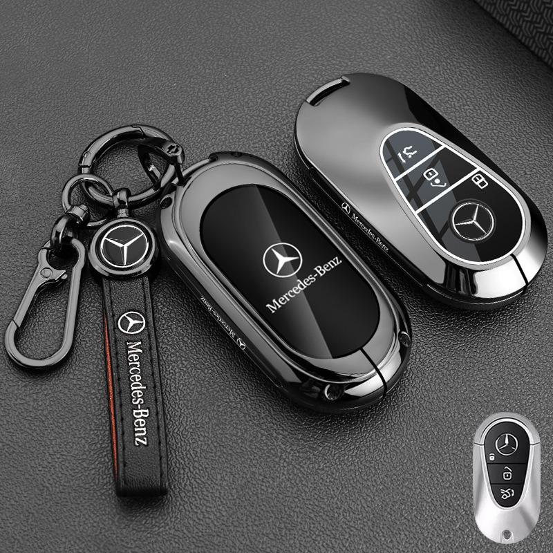 Zinc Alloy Car Key Case Cover for Mercedes Benz A E C CLA CLS G S SL GLB GLC GLA GLS GLE Class W204 W212 SLK SLC AMG Clk EQB EQC tt1