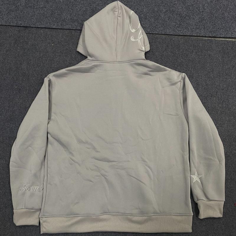 Y2K вышитая уличная хип-хоп толстовка с капюшоном и длинными рукавами коллекция осень/зима