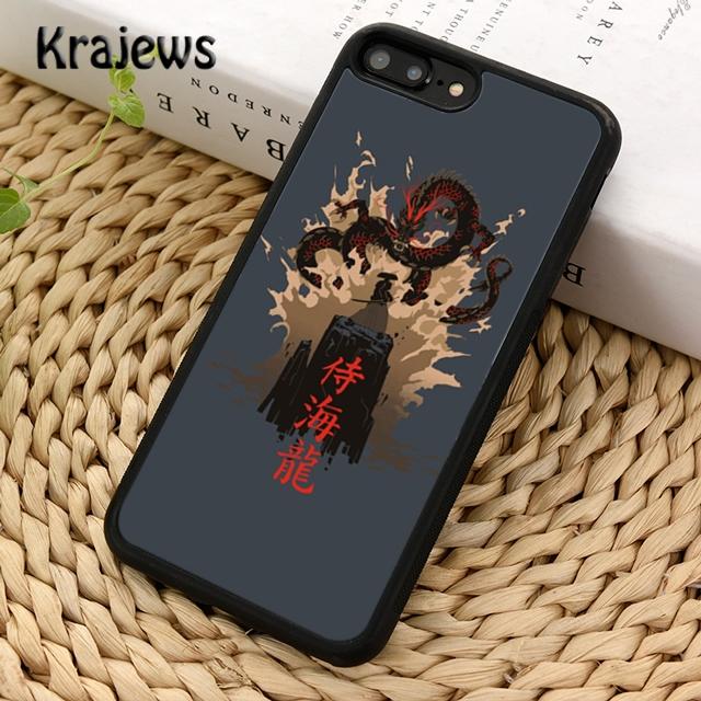 Krajews Japan Samurai Art For iPhone 17 Air 16 Phone Case Cover 15 14 plus 12 13 pro max coque