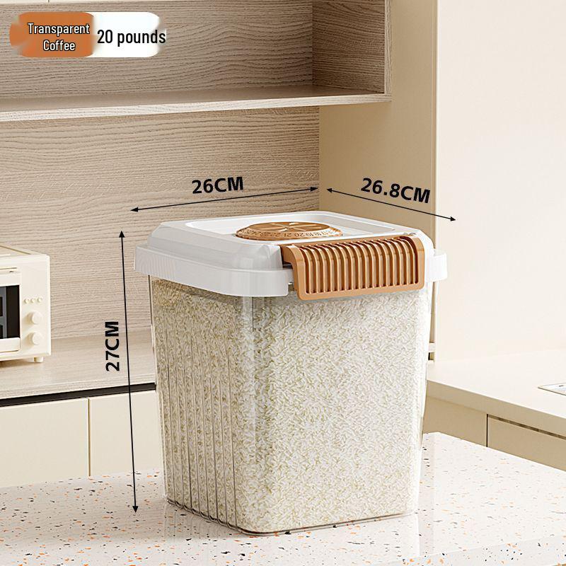 Герметичный контейнер для хранения риса и зерна, защищенный от насекомых
