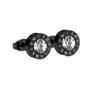 Micro Inlay Rhinestone Roman Numerals Stud Earring Earrings Hip Hop Men Zircon Earrings Korean Style Stainless Steel