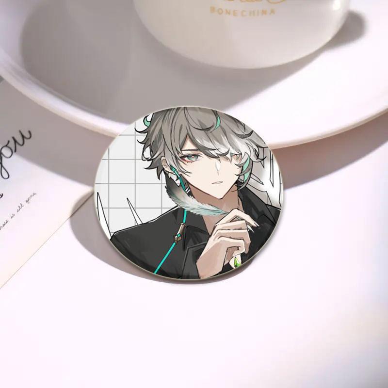 32/44/58 мм значок Genshin Impact, броши ручной работы на одежду, рюкзак, аксессуары для косплея, брошь Alhaitham, мультяшные значки на лацкан, подарки