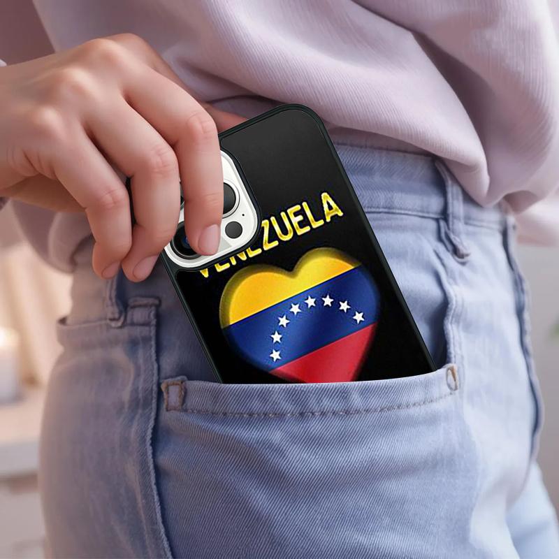 Flag of Venezuela Phone Case For iPhone 17 Air 15 16e 14 13 Pro Max Coque 12 11 Pro Max PLUS cover