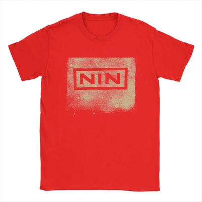 Nine Inch Nails NIN Мужские хлопковые футболки для отдыха Футболка с круглым вырезом и коротким рукавом Летняя одежда#Цвет