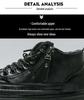 Autumn Men's Breathable High-Top Martin Boots: Trendy, Thick-Soled, Non-Slip Leather Casual Sneakers