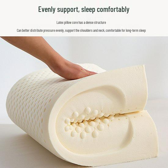 Thailand Children's Latex Neck Support Pillow - Wolf Tooth Design