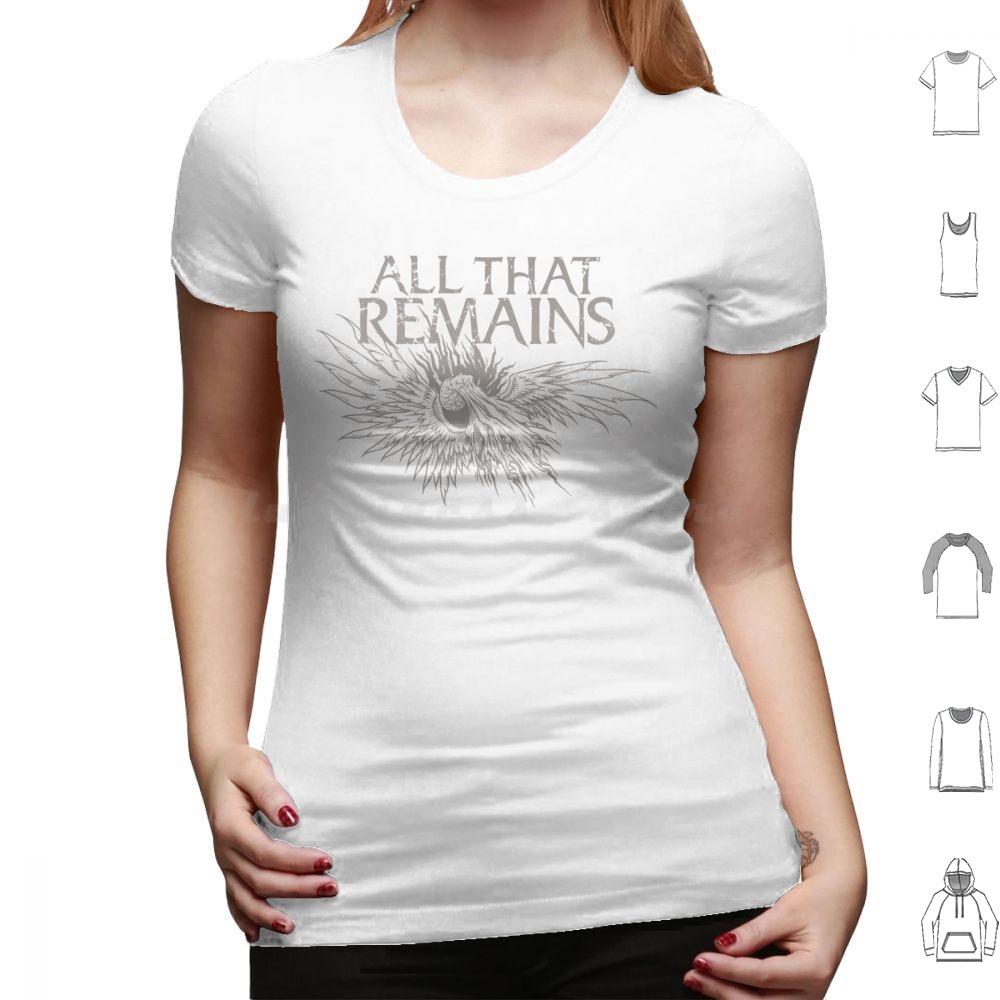 All That Remains Футболка на осень 6XL Хлопок Прохладная футболка All That Remains Линия Метал Мелодичный Металкор Осень Падший Ангел Все Остается