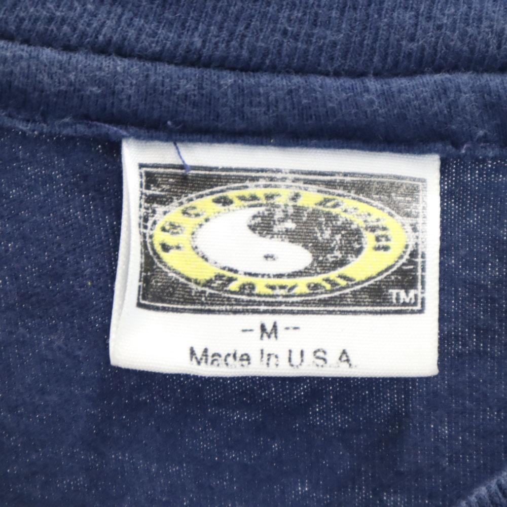 Town&Country 90-е годы Сделано в США старая футболка с одинарным швом Принт на спине Мужская Б/у