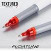 Pentel Floatune Роллер с линией средней толщины, черные чернила, 0,8 мм, упаковка 4 шт.