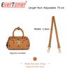 EverToner Запасной ремень-кроссбоди из кожи для сумки Boston Bag MC-Visetos, плечевой ремень, износостойкая цепочка из сплава, аксессуар