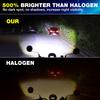 1 шт., 360 ° H4 CSP, светодиодная лампа для мотоциклетных фар, линза проектора, двухцветная лампа дальнего/ближнего света, 40000 лм, 120 Вт, лампа для скутеров с вентилятором, 6000 К, 3000 К, белый, желтый