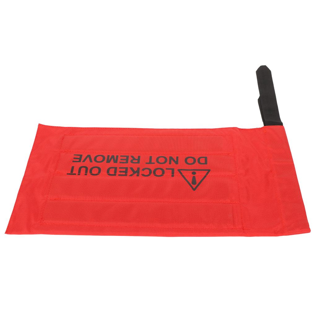 Safety Lockout Bag Wear Resistant Red Warning Signs for Vehicle Controller Button