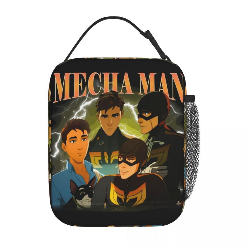 Mecha Men Robert Robertson Dispatch Game Insulated Lunch Bags Thermal Bag Meal Container Lunch Box Tote Beach Travel