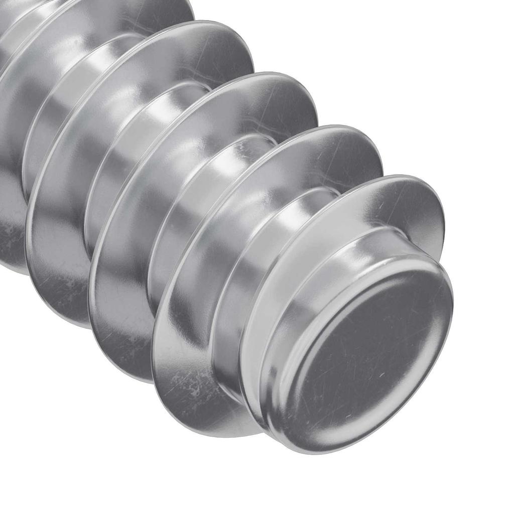 Screw 12 pcs Silver M6 x 12 mm Iron