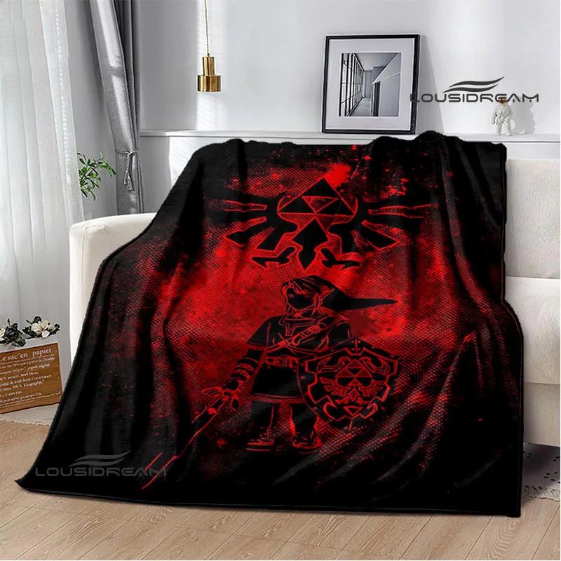 3D Z-Zeldas Cartoon blanket Warm Flannel blankets Soft and comfortable blanket Home Travel Blankets bed linings Birthday Gift