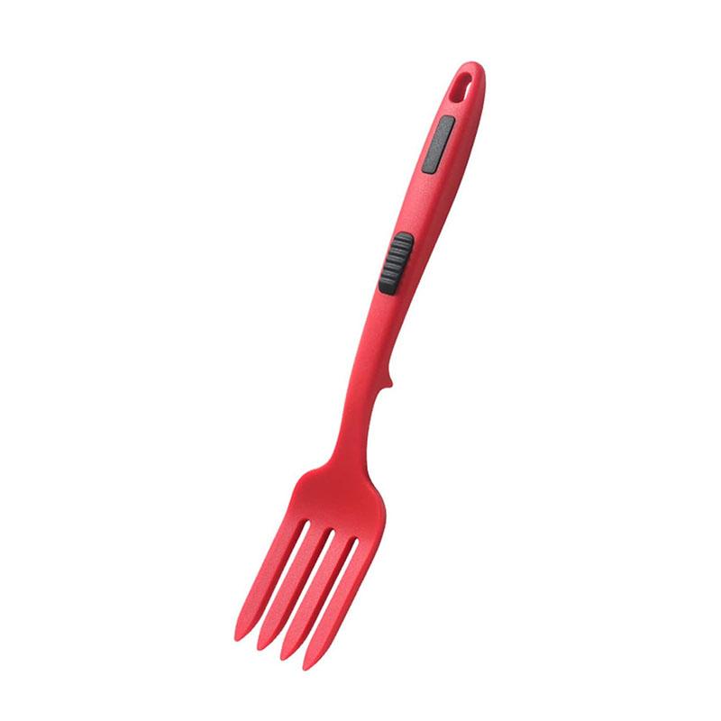 1/2pcs Silicone Flexible Cooking Forks Multifunctional Cooking Spaghetti Forks Kitchen Cooking Baking Stir Mix Serving Utensils
