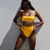 Women's Bikini High Waisted  Two Piece Swimsuit Sling Swimwear