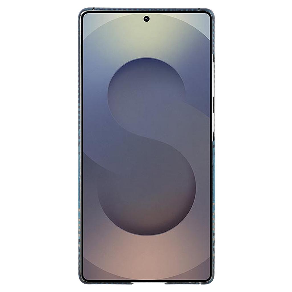 Магнитный чехол для Samsung Galaxy S25 Ultra с точными вырезами, градиентная накладка для телефона из арамидного волокна с металлическим обрамлением объектива