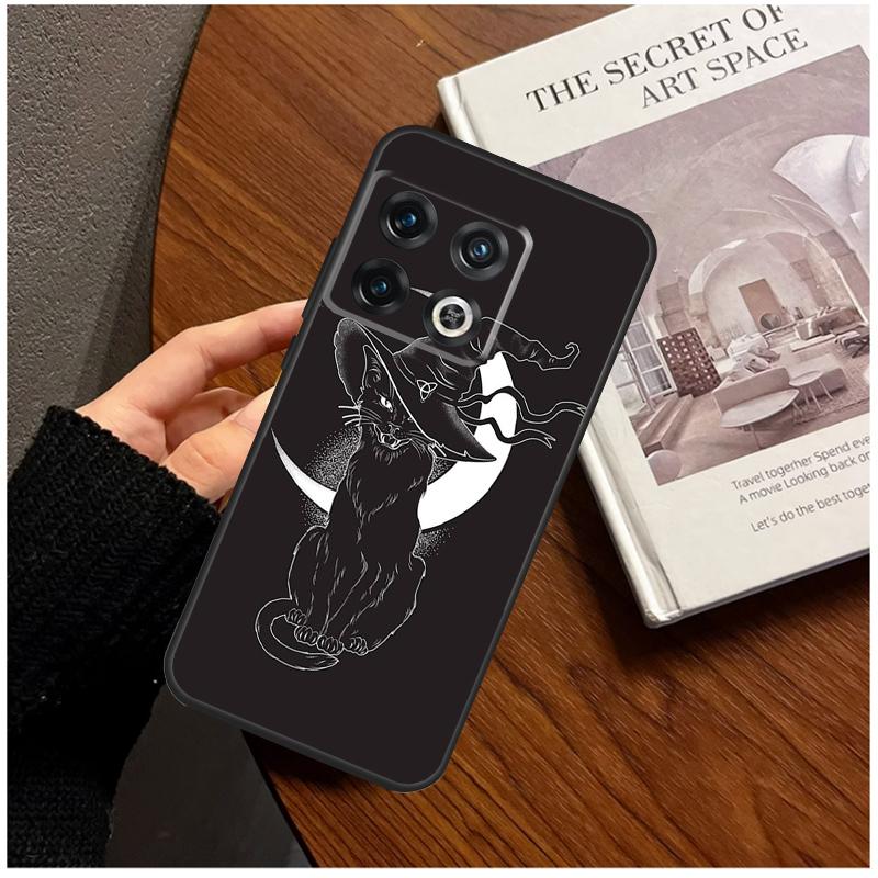 Witch Cat For OnePlus 13R 10R 12R 10T 8T 13T 11 12 13 15 Case For OnePlus Nord 5 CE 2 3 4 Lite N20 N30