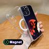 Модный прозрачный чехол Becky G из ТПУ с поддержкой MagSafe для iPhone 17 16 15 14 13 12 11 Air Pro Max Plus Mini, цветной чехол