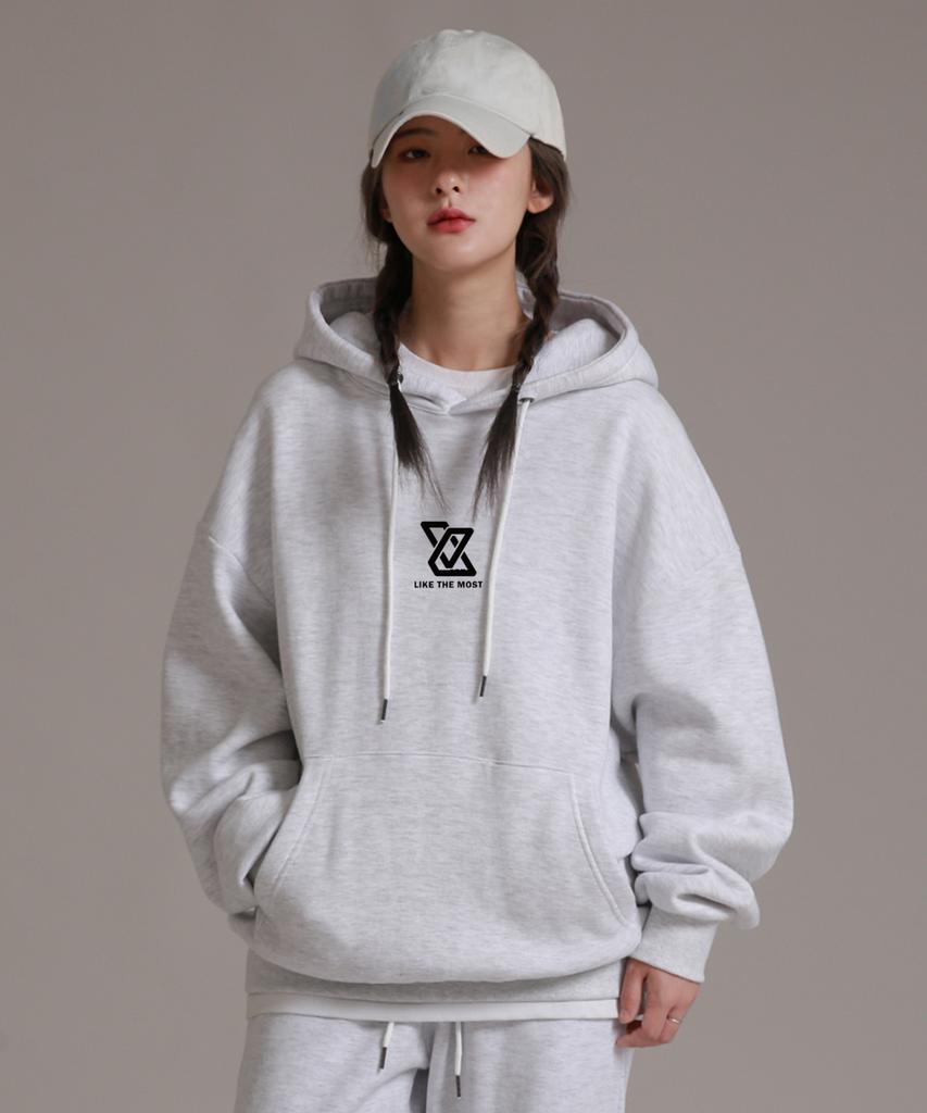 SIGNATURE Most Hoodie White Melange