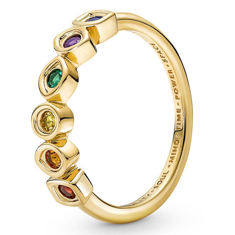 Кольцо из стерлингового серебра 925 пробы, кольцо с бабочкой и бесконечностью, камни персикового цвета, тройное кольцо с логотипом для женщин, подарок, модные украшения