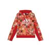 Cny New Year Geometric Pattern Full Print Long Sleeve Hoodie Women Hoodies Red HI3262