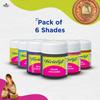 Fevicryl Acrylic Colours Pearl Kit 6 x 10 ml DIY Pearl Acrylic Paint Set Multi Surface for Canvas Wood Leather Metal