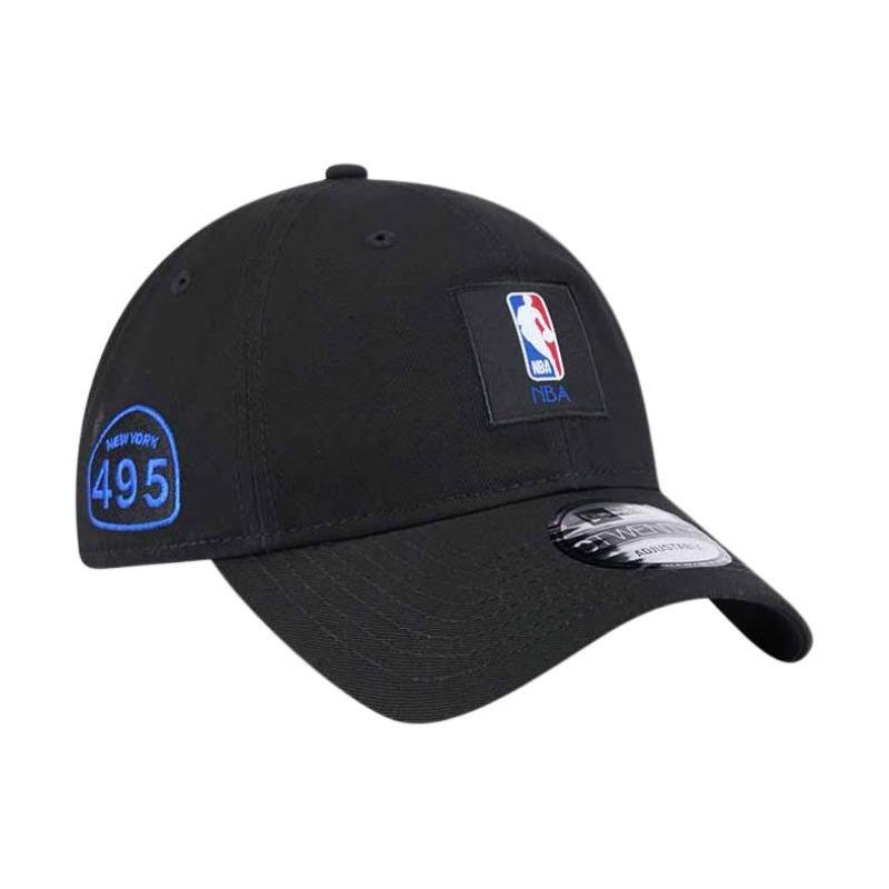 New Era Кепка с козырьком 9TWENTY с вышивкой логотипа бренда, одинаковый стиль для мужчин и женщин, парный стиль, черная 60620524