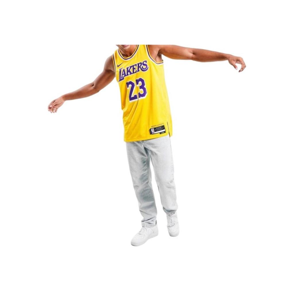 Nike Джерси НБА Лос-Анджелес Лейкерс Icon Edition Леброн Джеймс 2022/23 Мужская уличная одежда Amarillo DN2009-733