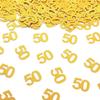 40th Happy Birthday Confetti Decorations - Gold Glitter Number 40 Party Decorations, Wedding Anniversary Party Table Decorations