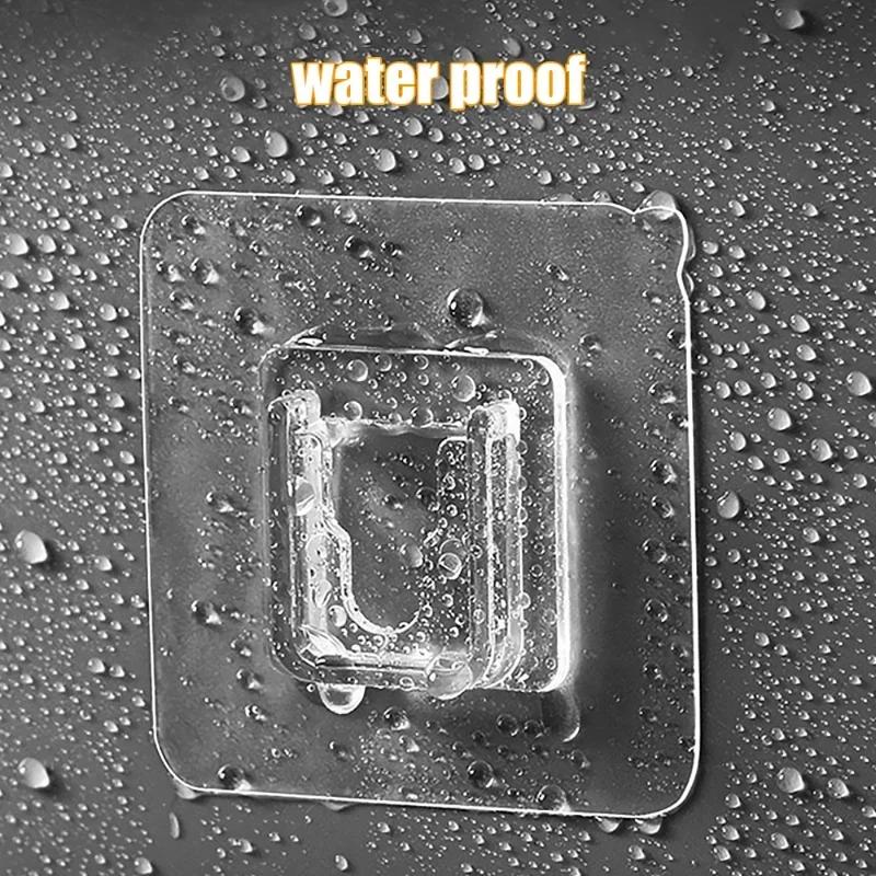 30/2 шт. двухсторонние клейкие крючки прозрачный крючок для хранения для ванной кухни офиса розетка присоска настенные держатели